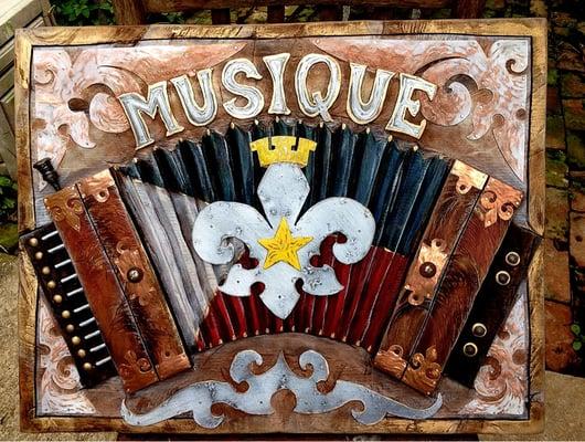 Up close of "Musique", by Kelly Guidry