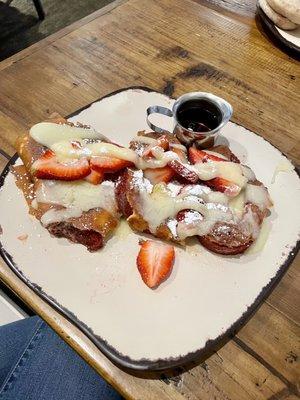 Red velvet French toast