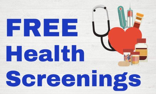 Free blood glucose check
Free blood pressure check