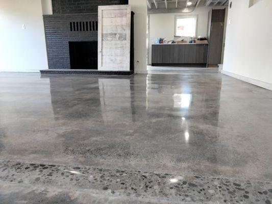 Polished concrete