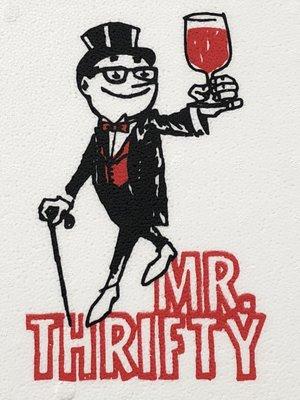 11/8/18. Thursday afternoon. The debonair Mr. Thrifty. Icon.