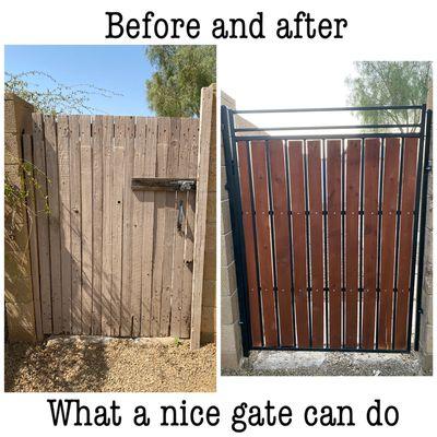 Iron gates