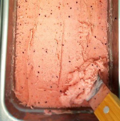 Strawberry kiwi gelato