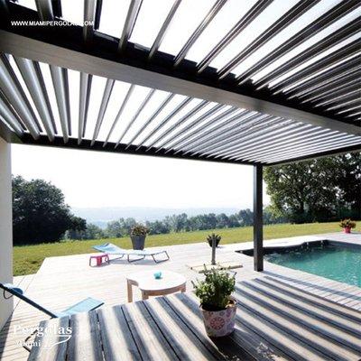 Pergolas, Louvered Roof Systems, Porches, Carports, Gazebos, and Patio Covers www.miamipergolas.com