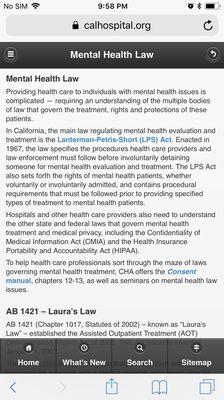 Mental health Law