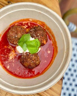 Sunday scaries call for nonna's comforting short-rib meatballs!