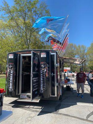 NAICCO food truck at the Folk Festival