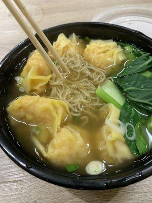 Shrimp wonton noodle soup