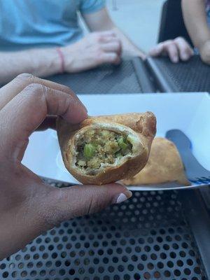 Samosa has spicy kick!