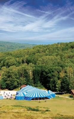 Big Top Chautauqua on Mt. Ashwabay, Bayfield, WI