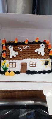 Why not cake o treat with ice cream cakes. Mention Yelp and get $3 off on Halloween cake