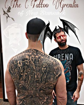 Backpiece and Artist Julio