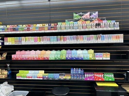 Disposable Vapes wall