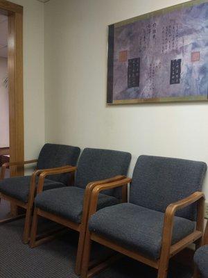 1/3 of the waiting room.