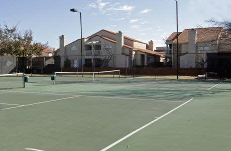 Community tennis courts.