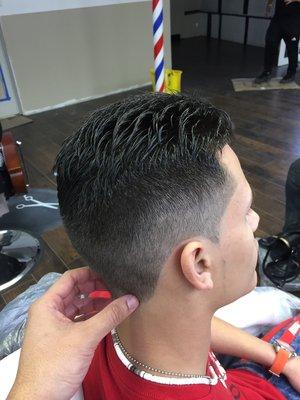 Light fade comb back