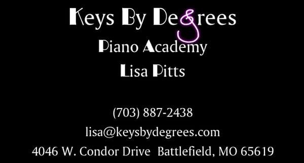 Keys By Degrees Piano Academy