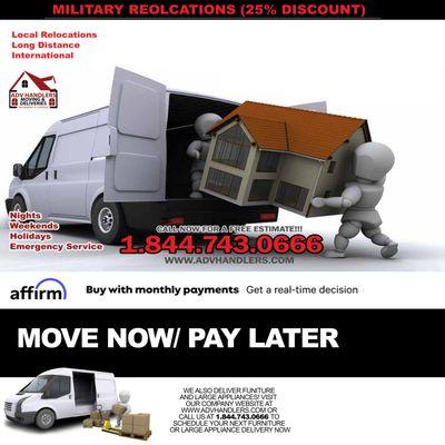 MOVE NOW/ PAY LATER!