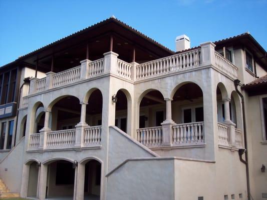 cast stone balustrade system