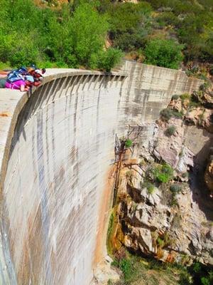 DAM!! It's a long way down