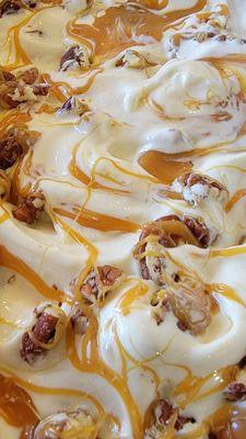 Honey Caramel Pecan Gelato.