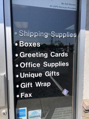 See Postal Source for all your shipping needs!