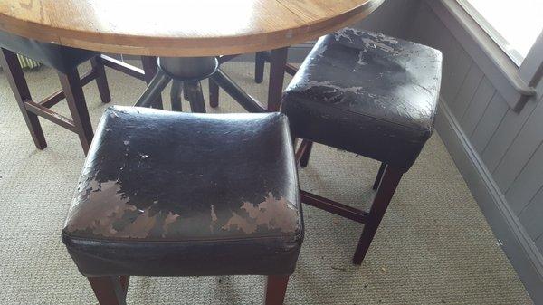 Worn out furniture