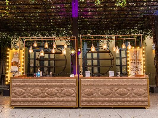 Blueprint Studios' new Parlor Canopy Bar was completely designed and built in-house.