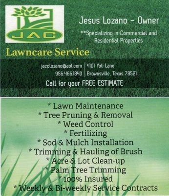 JAC Lawncare Service