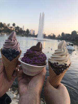 Soft Serve at Echo Park Lake