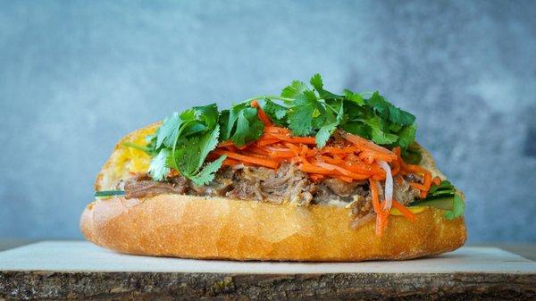 Noshery x East Side Banh Mi roasted caramel pork banh mi