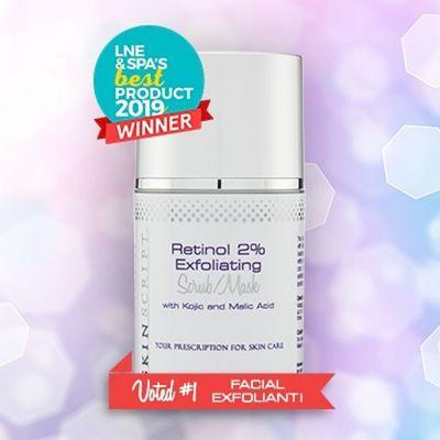 Retinol Exfoliating Scrub! 2019 best product winner.