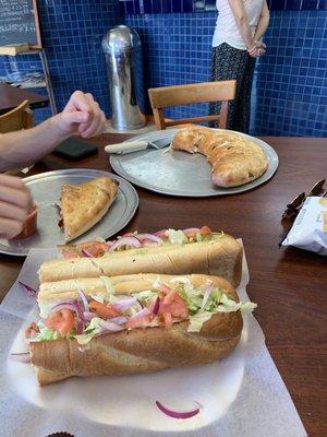 Cheesesteak and calzone