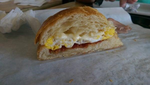 So so good. I got the croissant sandwich and coffee for $4.99. They really know how to make donuts and croissants.