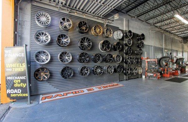 Rapid3Tires 
Wheels 
Off Road services and Parts 
Suspension- lift kits -lowering and leveling.
Auto wrap
Customization shop.