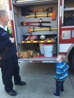 Community engagement with the local fire department