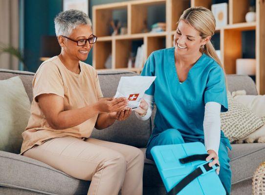 Accesscare Home Health Services will always provide reliable medication administration.