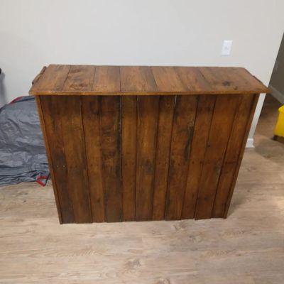 Custom Handmade Rustic wooden bar