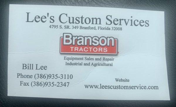 Lee's Custom Services