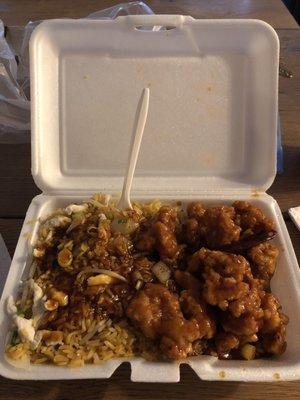 General tso, chicken fried rice