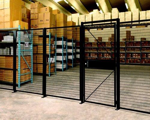 Keep your inventory, tools, supplies and documents safe with our modular Saf-T-Fence® Partitioning System!