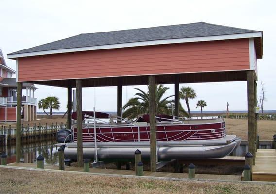 Boat Lift in Bay St. Louis