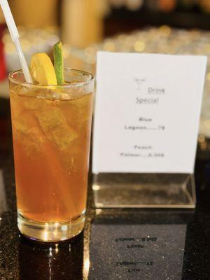 Peach Crown Royal cocktail