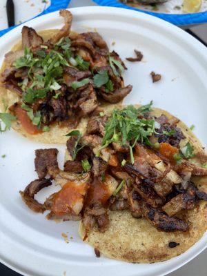 Al pastor tacos-- sooo goooood