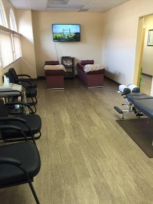 Comfortable treatment room