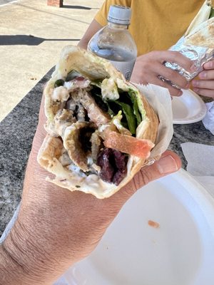 Beef Shawarma Wrap - So Good!!