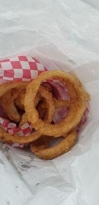 Onion Rings (ordered to go)