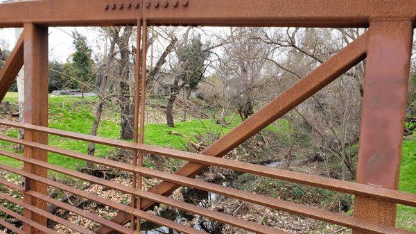 Rustic bridge design.