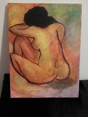 A replica of Picasso "Nude" I did at one of Jose's classes