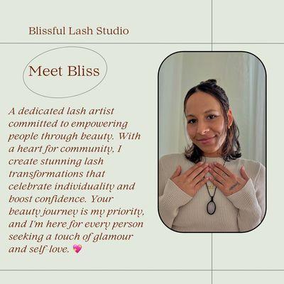 Lash artist about me